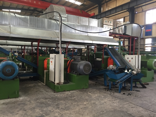 شراء CE المطاطية المستصلحة آلة إعادة تدوير الإطارات النفايات آلة المطاط المحبب online manufacture