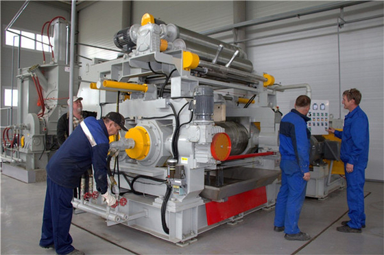 شراء آلة طاحونة خليط المطاط مع محامل Nsk الدوارة جهاز أمان وقف الطوارئ online manufacture