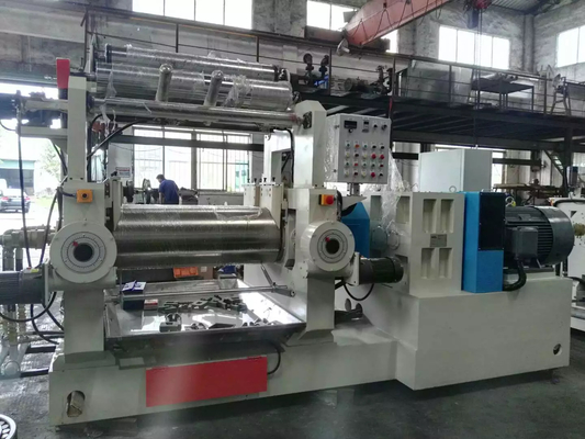 شراء 18 ثانية آلة خلط المطاط الكهربائية SGS اثنان لفة مطحنة لمضاعفات المطاط online manufacture