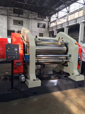 شراء PLC Control 200 ℃ 4 Roll Calender Machine للصناعة online manufacture