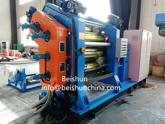 شراء عالية الجودة أربعة لفة مطاطية آلة تقويم تحكم بدقة online manufacture