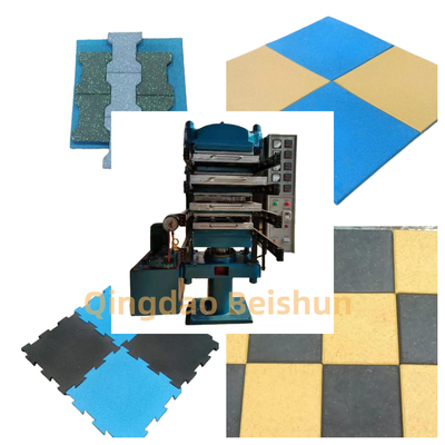 شراء PLC التحكم مطاط الأرضية البلاطية آلة التشويش مطاط الأرضية البلاطية صنع آلة online manufacture