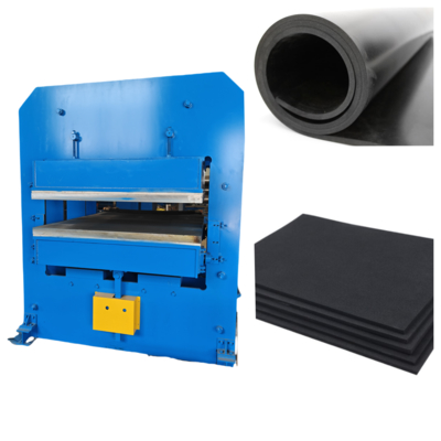 شراء 800 Ton Clamping Force Rubber Vulcanizing Press For EPDM Rubber Sheet Manufacturing online manufacture