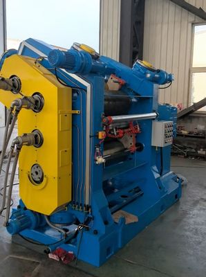 شراء F-Type 3-Roll Rubber Calender Machine with 500mm Cylinder Diameter 10kW Power and 1000mm Roll Length for High-Quality Composite Rubber online manufacture