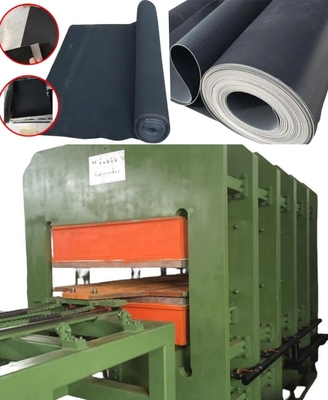مطابخ مطاطية ذات إطار مسطح للصفائح الهيدروليكية للضغط على البخار لإنتاج مواد EPDM المطاطية العازلة للماء