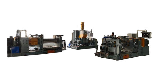 سعر جيد تبريد المياه مصنع خلط المطاط ذو عجلتين مع تحكم PLC وقدرة 30 كجم لتصنيع المطاط الانترنت