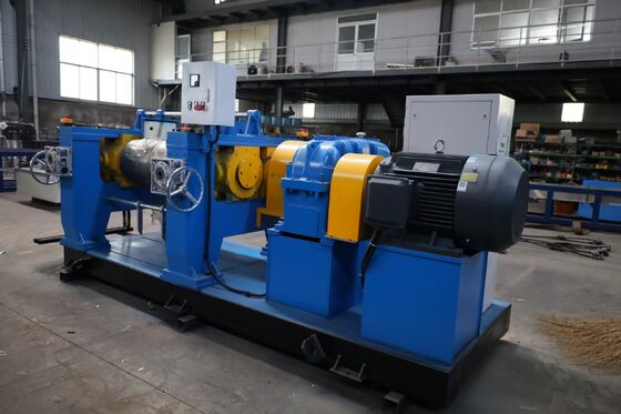 سعر جيد آلة مزج المطاط الآلي مع مفتاح وقف السلامة، التشغيل المستقر، ومرور الحديد الصلب البارد للاستخدام الصناعي الانترنت